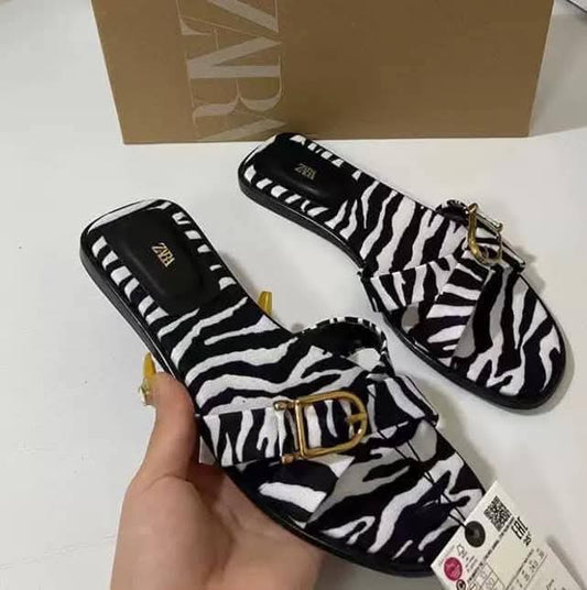 Zara sandales tigré