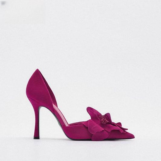 Talon Zara glamour fleurs d'automne 2024