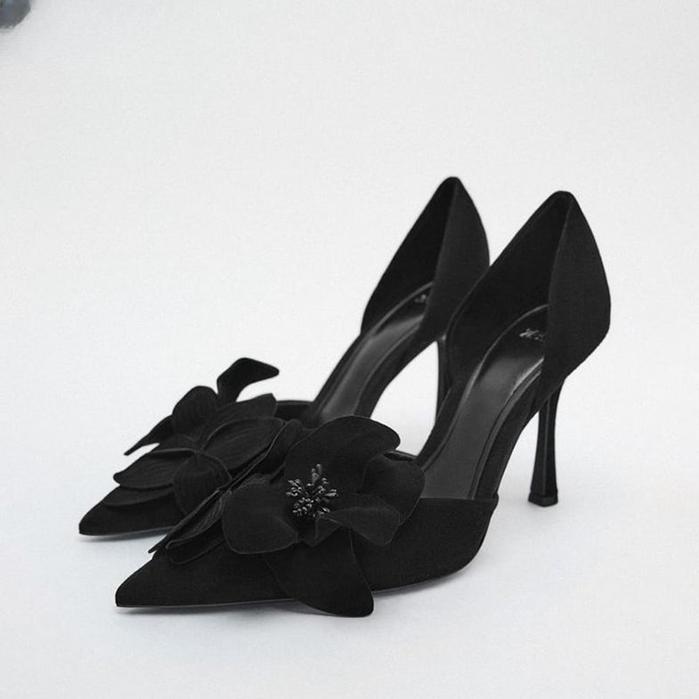 Talon Zara glamour fleurs d'automne 2024