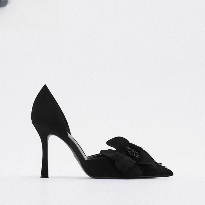 Talon Zara glamour fleurs d'automne 2024